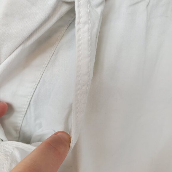 Hollister California White Mens Jogger Shorts Pull On 7in Sz Large - Picture 3 of 11